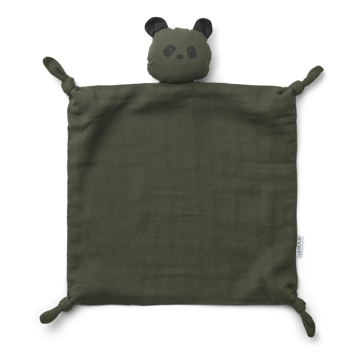 Liewood Agnete Kuscheltuch „Panda hunter green“