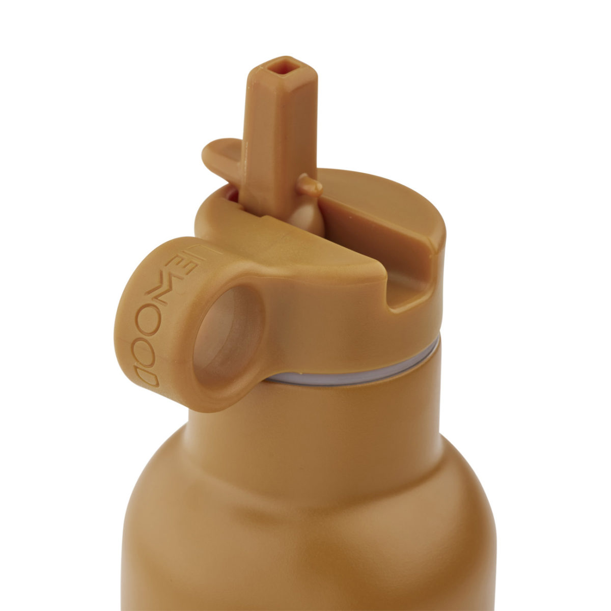 Liewood Anker Trinkflasche „Cat mustard“ – neuer Verschluss