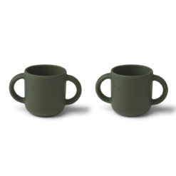 Liewood Gene Silikon Becher „Rabbit hunter green“