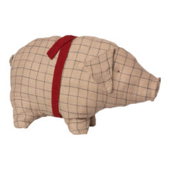 Maileg Stoffschwein Medium „Sand“, Leinen, H20cm