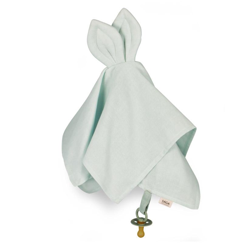 Saga Copenhagen Kuscheltuch Snoppa, Mint, Bio : Oeko-Tex