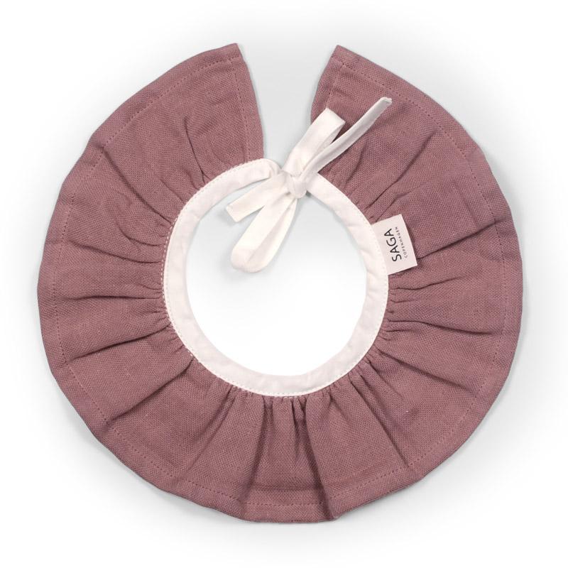 Saga Copenhagen Musselin Stoffkragen Alda „Burlwood“ aus Bio-Baumwolle