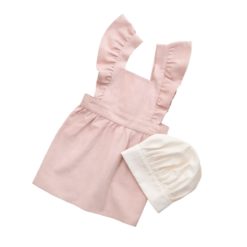Kinderschürze & Kochmütze Set – Blaue Küchenschürze Mit Taschen Für Kinder Von 2 Bis 12 Jahren