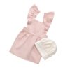 Sebra Kinderschürze und Kochmütze „dusty pink“
