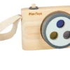 PlanToys Spielzeugkamara aus Holz mit farbigen Linsen