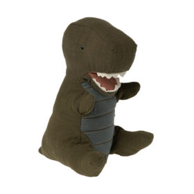 Handpuppe Dinosaurier Ganto-Rex, dunkelgrün, H27,5 cm