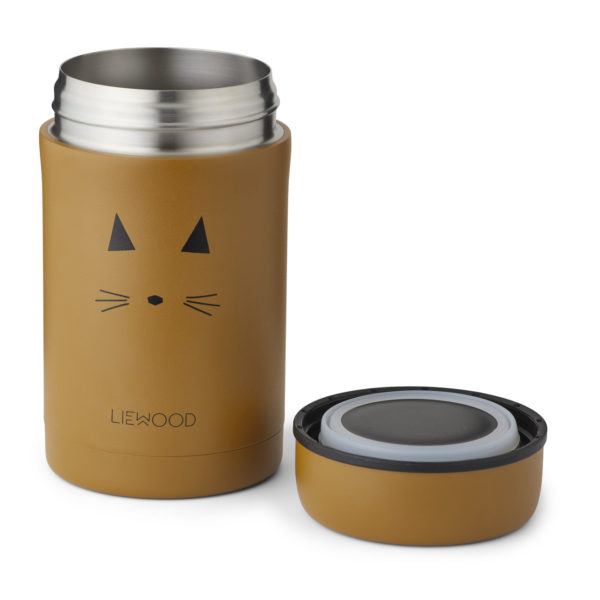 Liewood Bernard Thermobehälter „Cat mustard“ 500ml