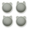 Liewood Malene Snackschale „Dove blue“, Silikon, 4er-Set, ø8cm