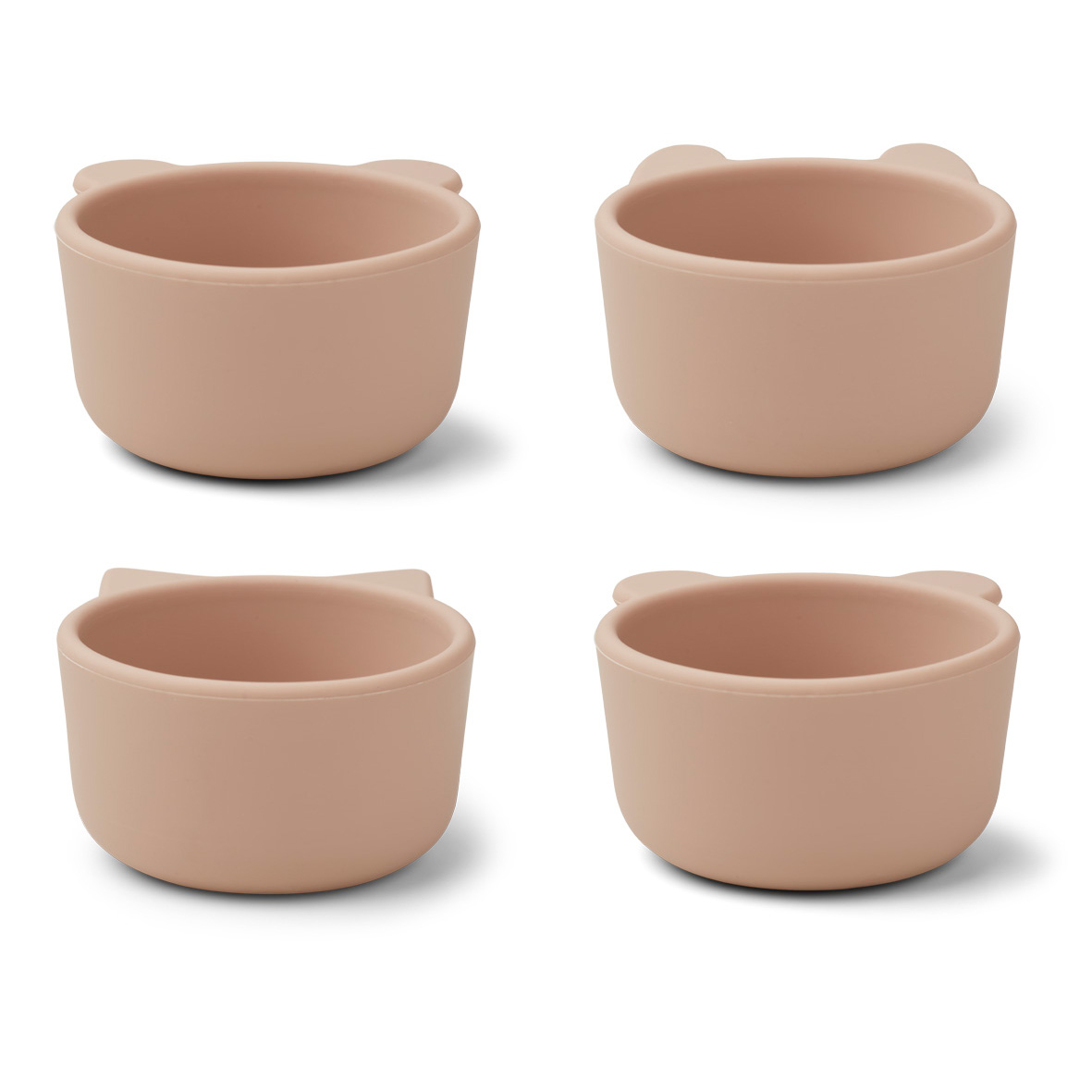 Liewood Malene Snackschale „Rose“, Silikon, 4er-Set