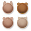 Liewood Malene Snackschale „Rose multi mix“, Silikon, 4er-Set, ø8cm