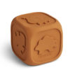 Liewood Spielzeugwürfel aus Naturkautschuklatex Andrew „Mustard”, 10x10cm
