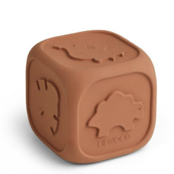 Liewood Spielzeugwürfel aus Naturkautschuklatex Andrew „Tuscany rose”, 10x10cm