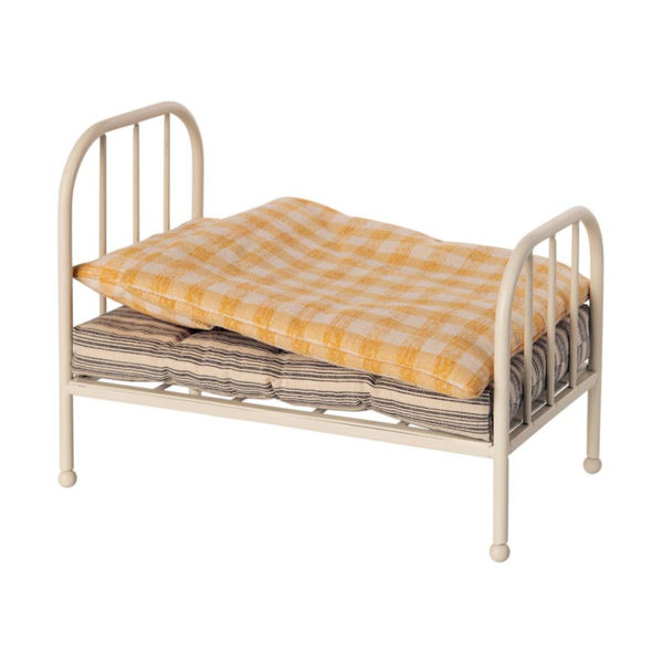 Maileg Metallbett fürs Puppenhaus im Vintagestil, 15x20x11cm