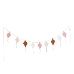 Saga Copenhagen Drachen Wimpelkette „Mix Rose“, 240cm