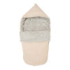koeka Buggy Fußsack Oslo „sand : misty grey“ für 3- und 5-Punktgurt