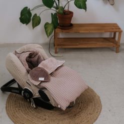 koeka Fußsack Oslo „grey pink : grey pink“ für 3-Punktgurt Mood