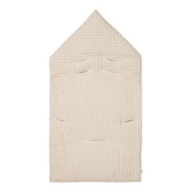 koeka Fußsack Oslo „sand : pebble“ für 3-Punktgurt Rückseite