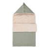 koeka Fußsack Oslo „shadow green : soft sand“ für 3-Punktgurt