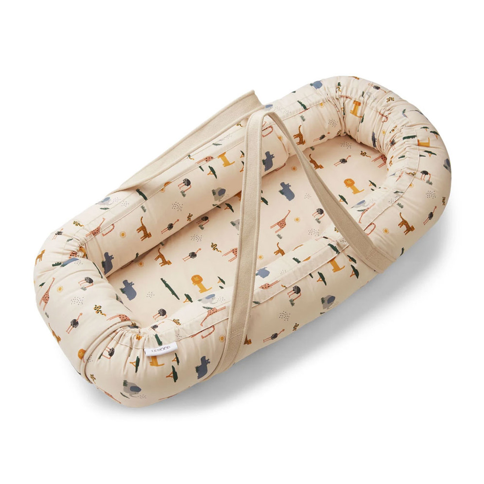 Liewood Gro Babylift : Babynest „Safari sandy mix“