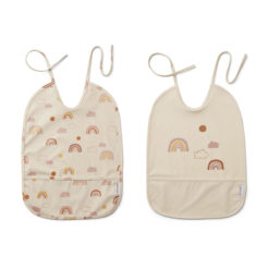 Liewood Lai Lätzchen „Rainbow love sandy“, 2er-Set