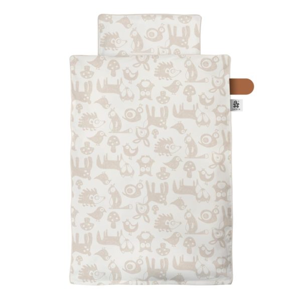 Sebra Baby Bettwäsche „ Forest : straw beige“ – 100x70cm : 45x40cm