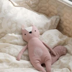 Sebra Baby Bettwäsche „ Forest : straw beige“ – 100x70cm : 45x40cm im Bett