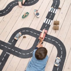 Sebra Fahrbahn : Kreuzung aus Filz, 12-teilig, 172x101cm Mood