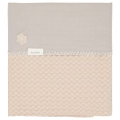 koeka Kinderdecke Flanell Antwerp „sand“ 100x150cm