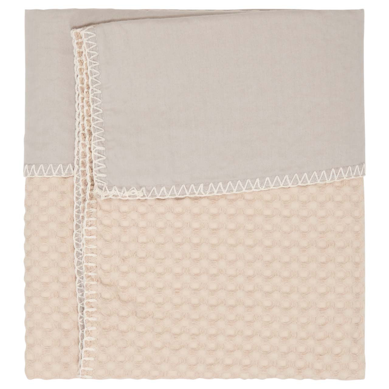 koeka Kinderdecke Flanell Antwerp „sand“ 100x150cm – Bild 2