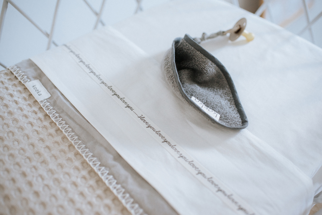 koeka Kinderdecke Flanell Antwerp „sand“ 100x150cm – Bild 4