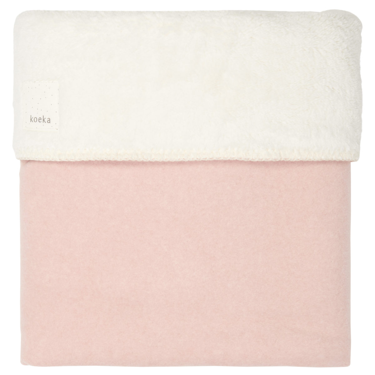 koeka Kinderdecke Vancouver Teddy „shadow pink“, 100x150cm