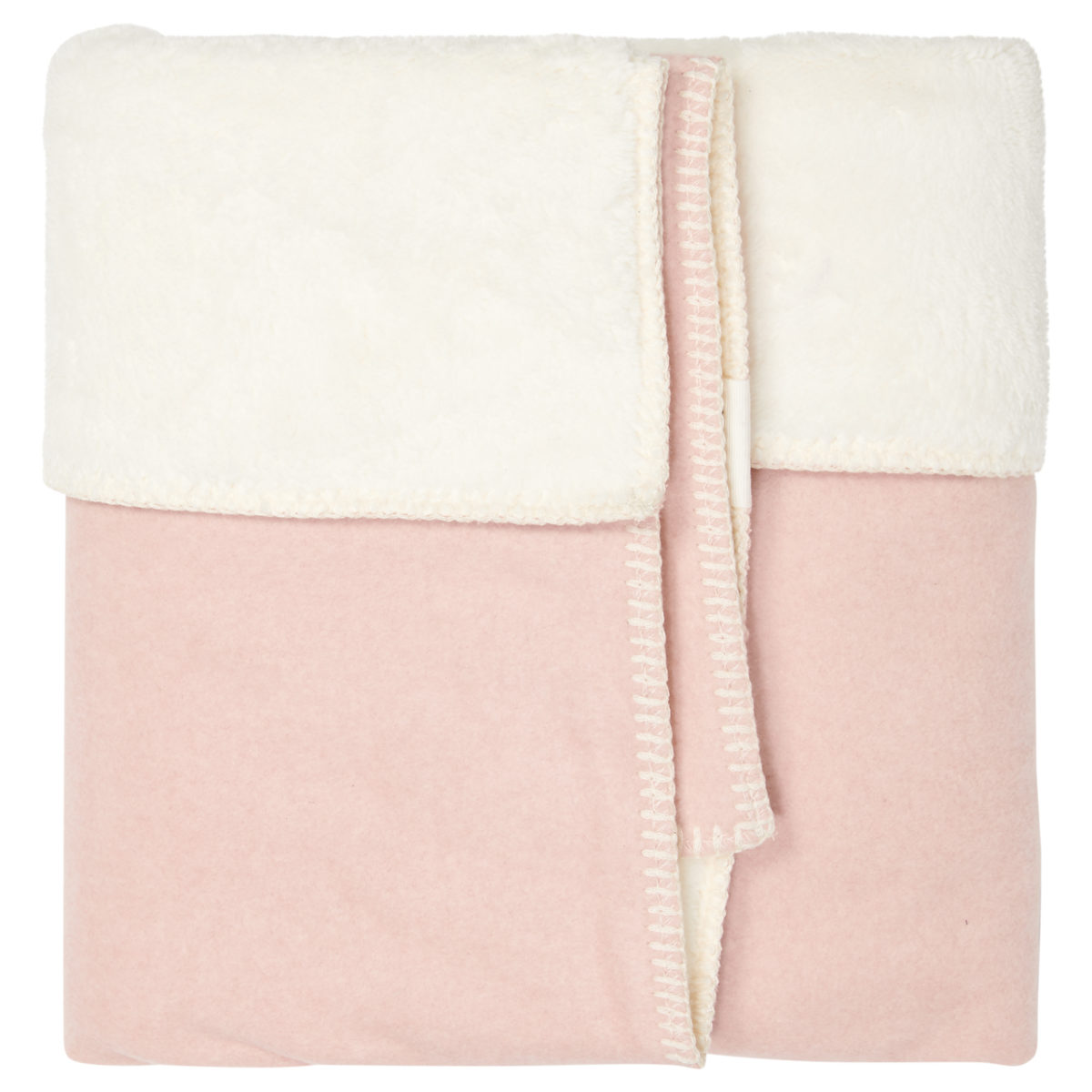 koeka Kinderdecke Vancouver Teddy „shadow pink“, 100x150cm – Bild 2