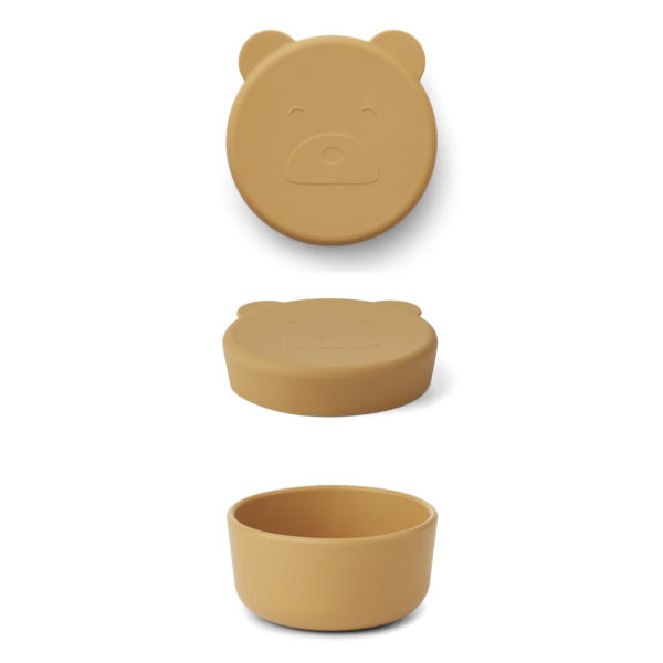 DELISTED Liewood Carrie Snackbox Mr Bear „mustard“, klein