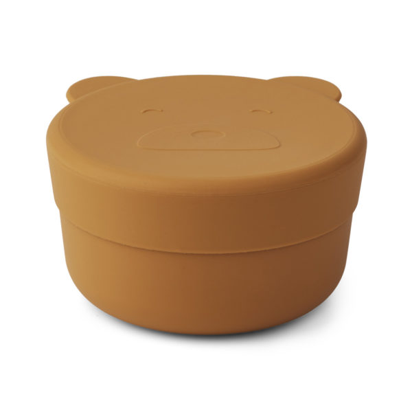 DELISTED Liewood Carrie Snackbox Mr Bear „mustard“, klein – Bild 2