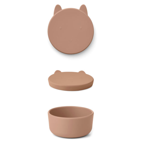 Liewood Charlot Snackbox Rabbit „tuscany rose“, groß