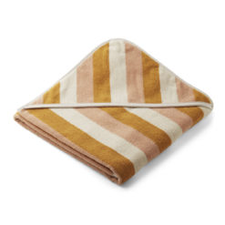 Liewood Kapuzenhandtuch Louie „Peach:sandy:yellow mellow“, 100cm