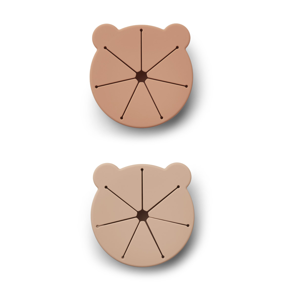 Liewood Kelly Snackbox „Mr. Bear rose mix“ aus Silikon, 2er-Set