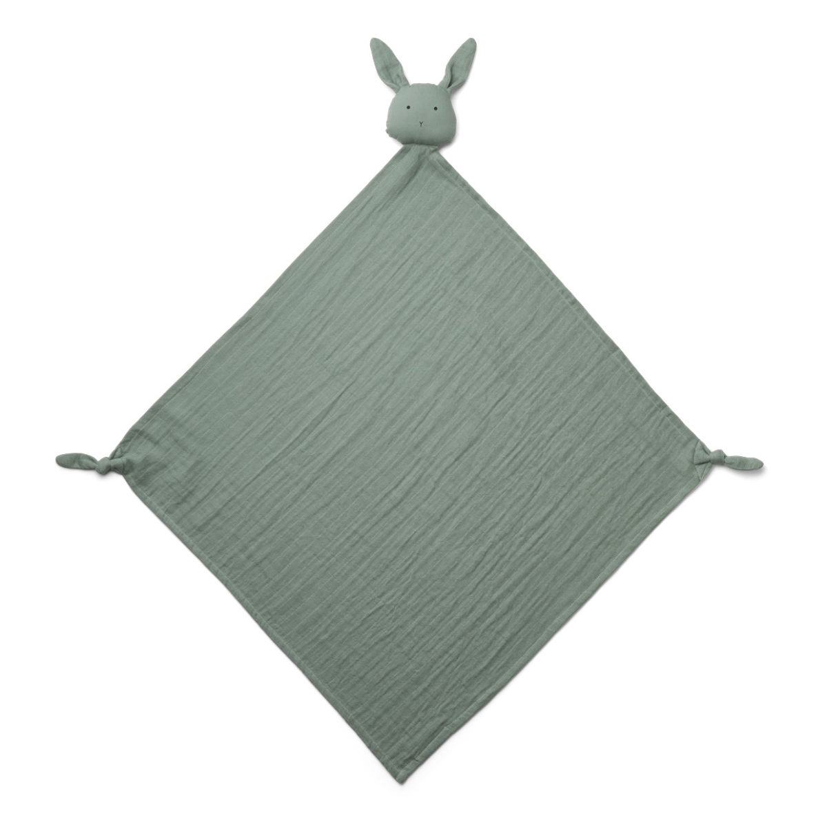 Liewood Robbie Musselin Kuscheltuch „Rabbit peppermint“, 60x60cm