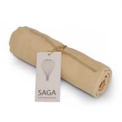 Saga Copenhagen Musselintuch Vidar, Ginger, Mulltuch in Bio-Baumwolle, 70 x 70 cm
