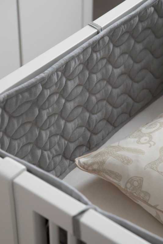 Sebra Bettnestchen abgesteppt „elephant grey“, 360cm Mood