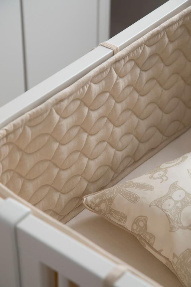 Sebra Bettnestchen abgesteppt „straw beige“, 360cm Mood