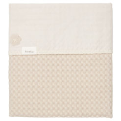 koeka Babydecke Flanell Antwerp „sand : pebble“ 75x100cm