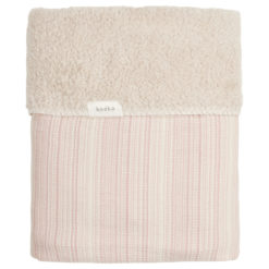 koeka Babydecke Plüsch Maui „old pink:soft sand“ 75x100cm