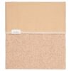 koeka Babydecke Vigo Fannel „caramel : soft caramel“, 75x100cm