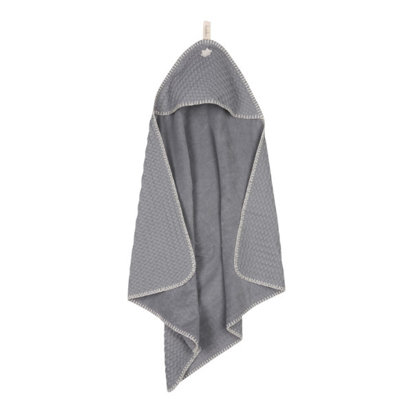 koeka Kaputzenhandtuch Antwerp „steel grey“ 105x100cm