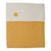 koeka Kinderdecke Flanell Antwerp „ochre : pebble“ 100x150cm
