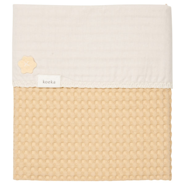 koeka Kinderdecke Flanell Antwerp „sahara : pebble“ 100x150cm