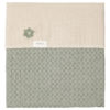koeka Kinderdecke Flanell Antwerp „shadow green : soft sand“ 100x150cm