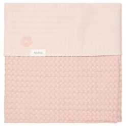koeka Kinderdecke Flanell Antwerp „shadow pink : light shadow pink“ 100x150cm