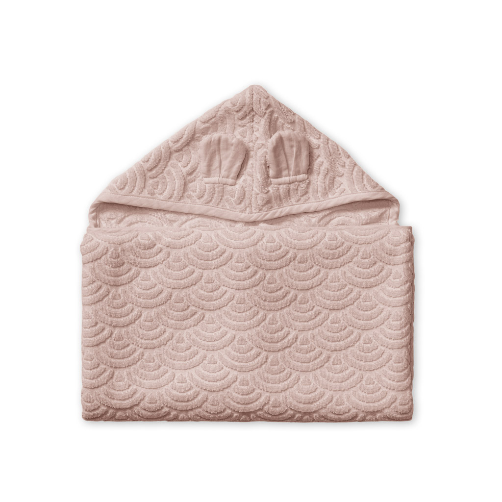 DELISTED Cam Cam Juniorhandtuch „Dusty Rose“, 70x130cm, GOTS – Bild 2